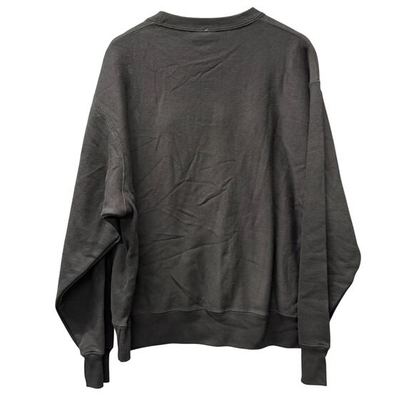 Champion Sweatshirt Mens XL Black Reverse Weave Pullover Embroidered Logo NEW - Picture 3 of 8